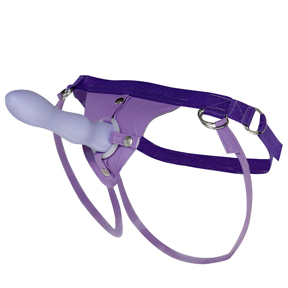 Страпон Silicon Strap-on Purple от Intimcat