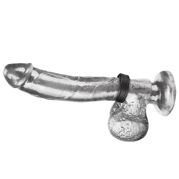 Кольцо на пенис из искусственной кожи на липучке VELCRO COCK RING - 5 см. от Intimcat