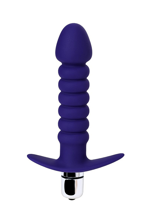 Фиолетовый анальный вибратор Condal - 14 см. от Intimcat