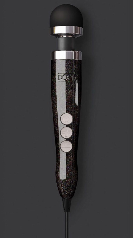 Черный вибратор Doxy Number 3 - 28 см. Doxy