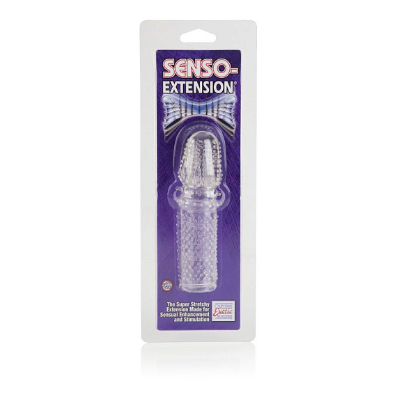 Насадка-удлинитель на пенис Senso Extension - 14 см. California Exotic Novelties