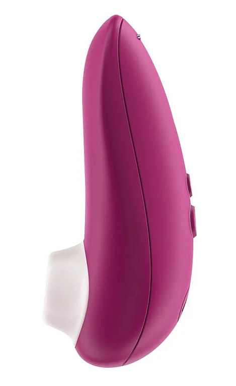 Розовый клиторальный стимулятор Womanizer Starlet 3 - анодированный пластик, силикон