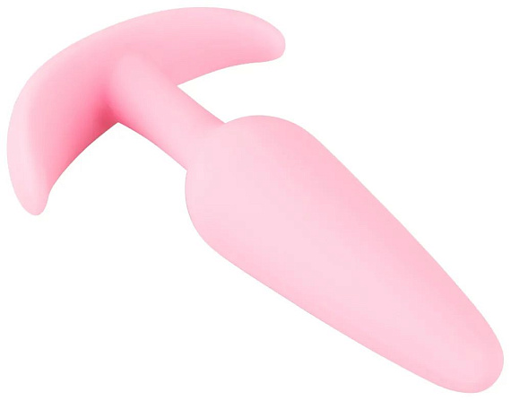 Розовая анальная втулка Mini Butt Plug - 8,4 см. - фото 6
