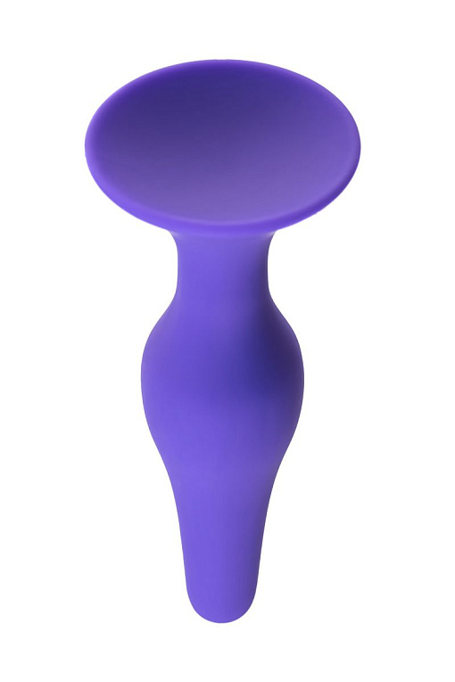 Фиолетовая анальная пробка - 12,5 см. - фото 5