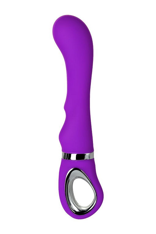 Фиолетовый вибратор PILO с wow-режимом - 20 см. от Intimcat