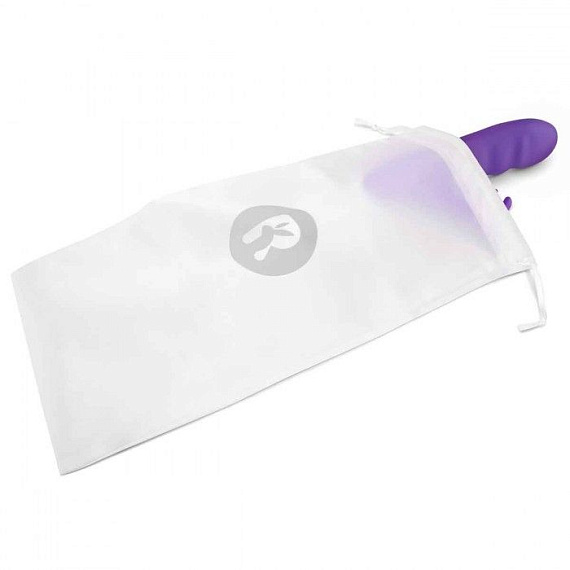 Фиолетовый вибромассажер с клиторальной стимуляцией Clitoral Suction Rabbit - 24,5 см. - фото 5
