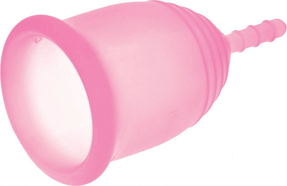 Розовая менструальная чаша Clarity Cup L от Intimcat