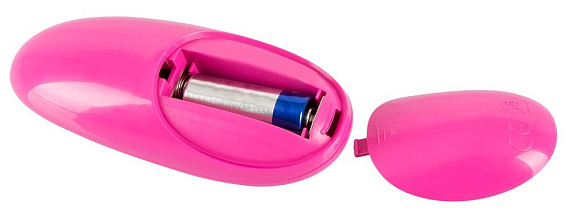 Розовое удлинённое виброяйцо с дистанционным управлением от Intimcat