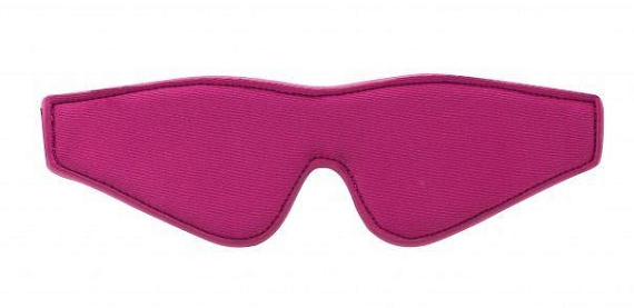 Чёрно-розовая двусторонняя маска на глаза Reversible Eyemask - 