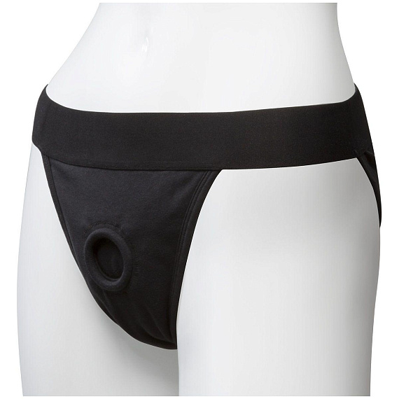 Трусики с плугом Vac-U-Lock Panty Harness with Plug Full Back - S/M от Intimcat