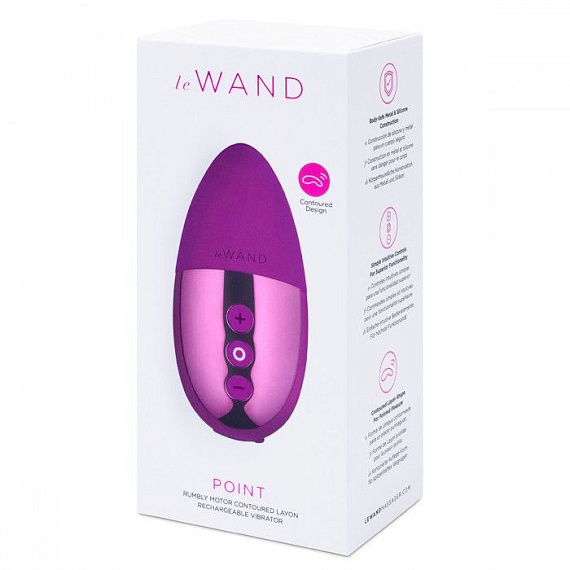 Фиолетовый утяжеленный премиум-вибратор Le Wand Point - фото 6