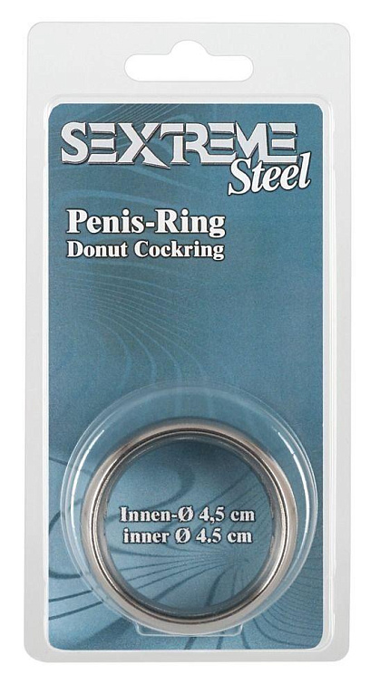 Эрекционное кольцо Steel Cock Ring от Intimcat