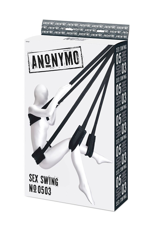 Черные секс-качели Anonymo №0503 - фото 7