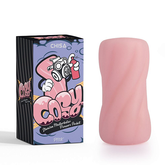 Розовый мастурбатор Stamina Masturbator Pleasure Pocket - термопластичный эластомер (TPE)