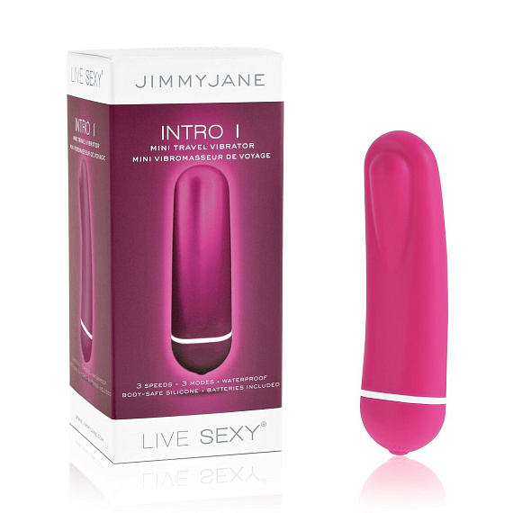 Розовый вибромассажер Intro 1 Pink - 9,5 см. от Intimcat