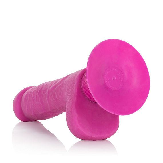 Розовый вибратор Shower Stud Ballsy Dong на присоске - 12,75 см. - фото 7