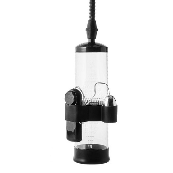 Прозрачная вакуумная помпа с вибрацией Vibrating Penis Pump Dream Toys