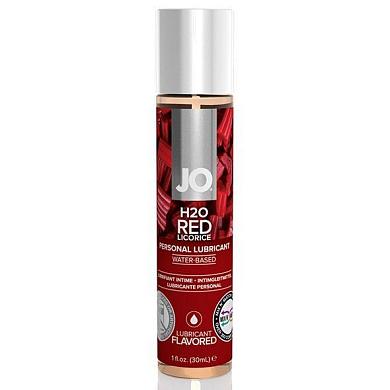 Смазка с ароматом лакрицы JO H2O Flavored Red Licorice - 30 мл.