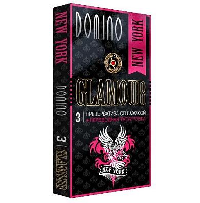Презервативы  DOMINO Glamour York - 3 шт.