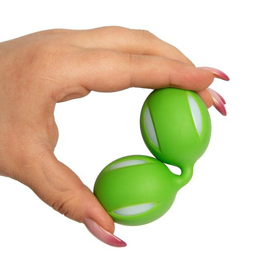 Зеленые вагинальные шарики «Оки-Чпоки» Сима-Ленд