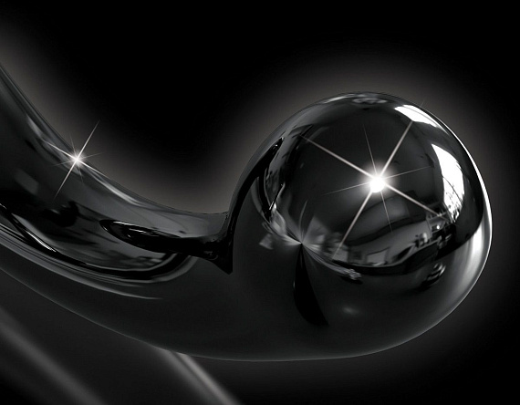 Черный стеклянный фаллоимитатор Icicles №87 с силиконовой присоской - 15,5 см. от Intimcat
