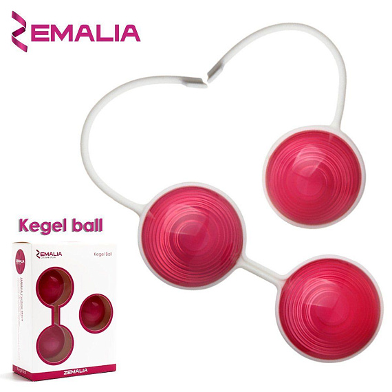 Красные вагинальные шарики Z Beads-Ruby в силиконовых корпусах - анодированный пластик, силикон