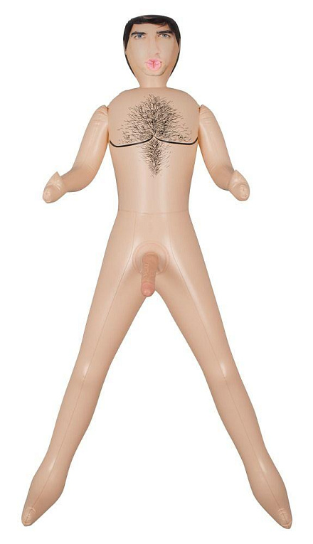 Надувная секс-кукла Long Dong Jonny с фаллосом - поливинилхлорид (ПВХ, PVC)