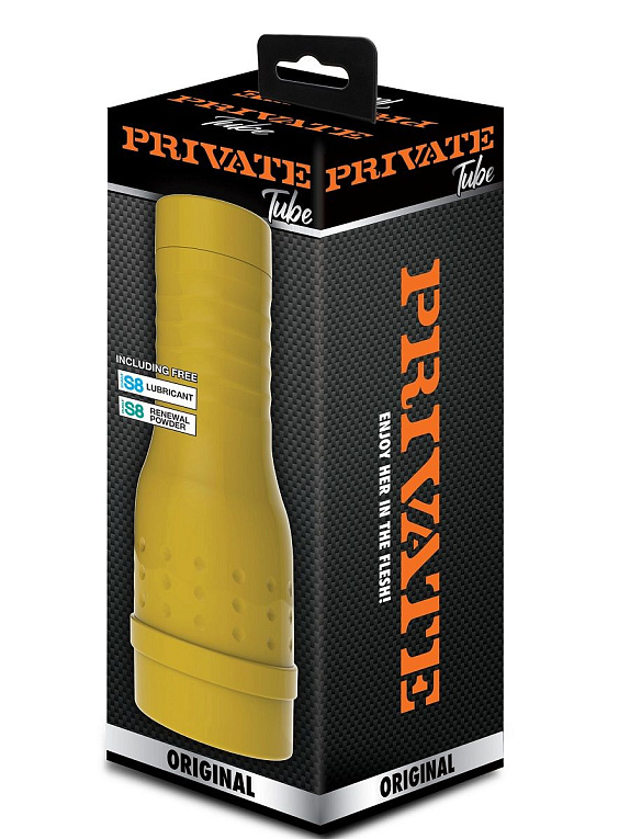 Мастурбатор-вагина Private Tube Original - термопластичная резина (TPR)