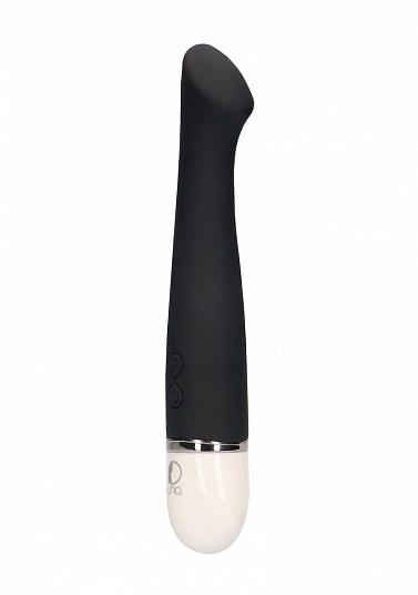 Чёрный гнущийся вибратор Asteria - 20,5 см.