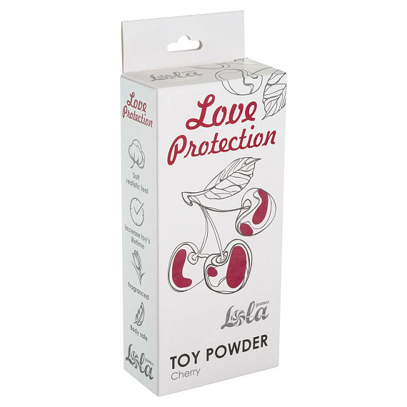 Пудра для игрушек Love Protection с ароматом вишни - 30 гр. - 