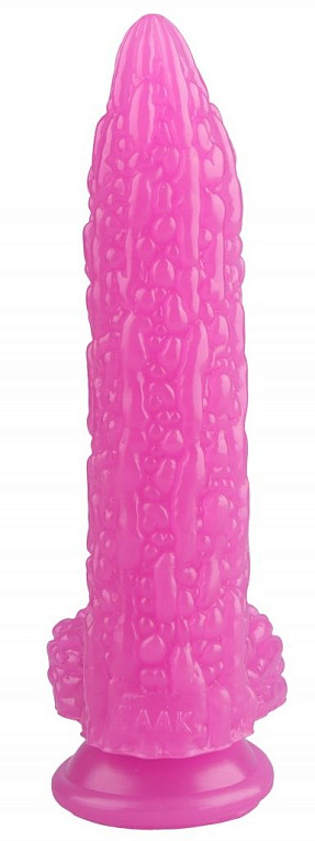 Розовый фантазийный фаллоимитатор  Дикая кукуруза  - 21 см. Сумерки богов
