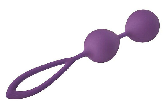 Фиолетовые вагинальные шарики Flirts Kegel Balls Dream Toys