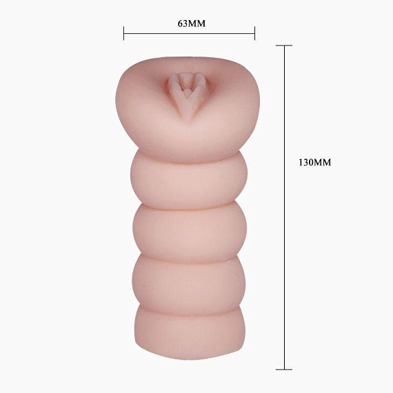 Мастурбатор-вагина 3D с эффектом смазки от Intimcat