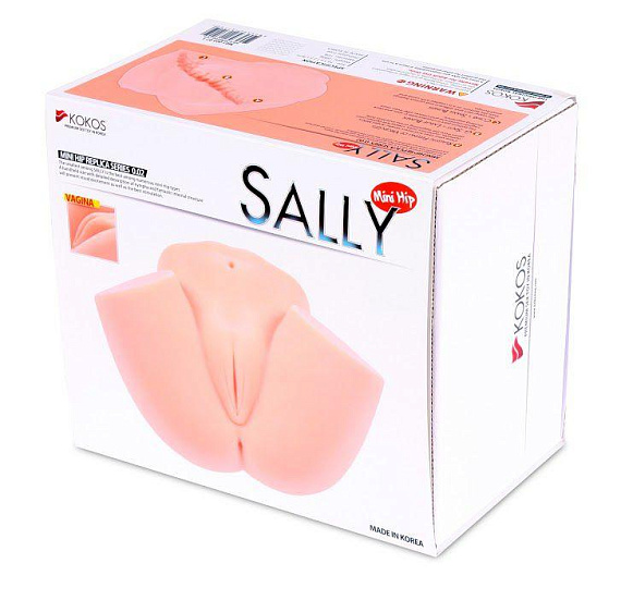 Миниатюрный мастурбатор-полуторс Sally - термопластичный эластомер (TPE)