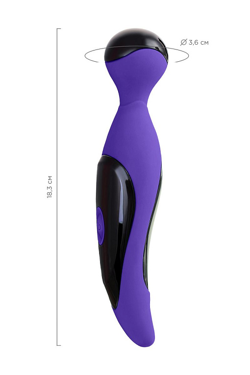 Фиолетовый вибростимулятор COSMY - 18,3 см. - фото 10