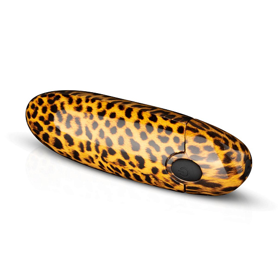 Леопардовый вибромассажер-помада Asha Lipstick Vibrator - 10 см. - фото 5