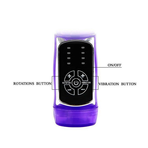 Фиолетовый ротатор Passionate Baron - 21,5 см. - фото 6