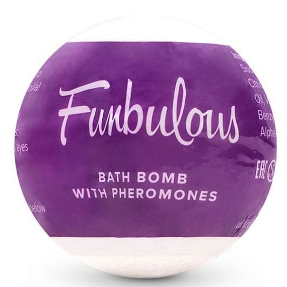 Бомбочка для ванны с феромонами Fun - 100 гр. - 