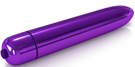 Фиолетовая гладкая вибропуля Rocket Bullet - 8,9 см. от Intimcat