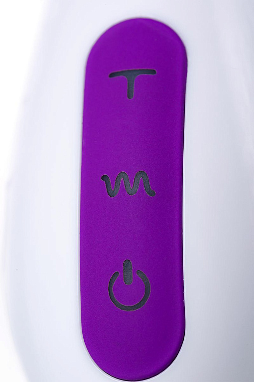 Фиолетовый вибратор JOS TATY с пульсирующими шариками - 21,5 см. - фото 8
