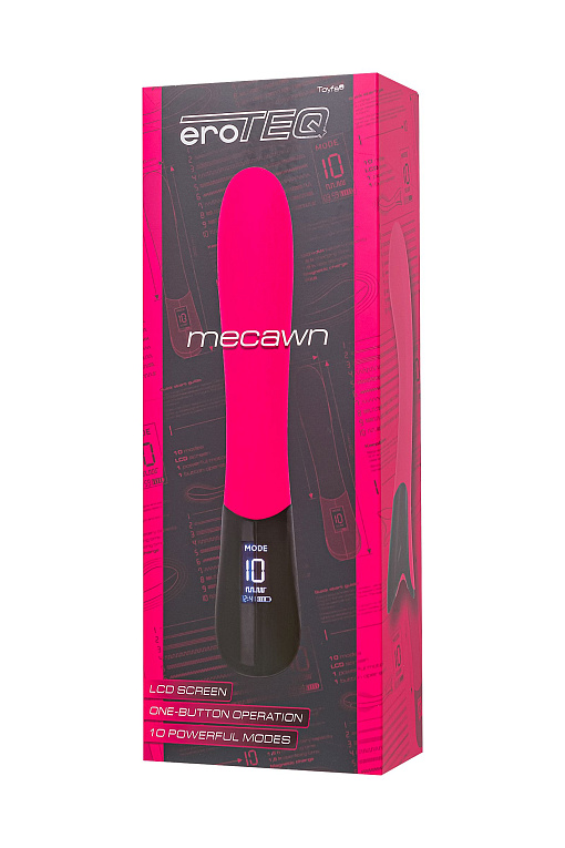 Ярко-розовый вибратор Mecawn - 20,5 см. - фото 9
