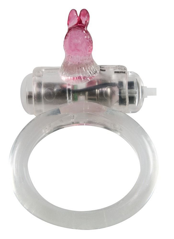 Эрекционное кольцо со стимулятором клитора Little Rabbit - термопластичный эластомер (TPE)