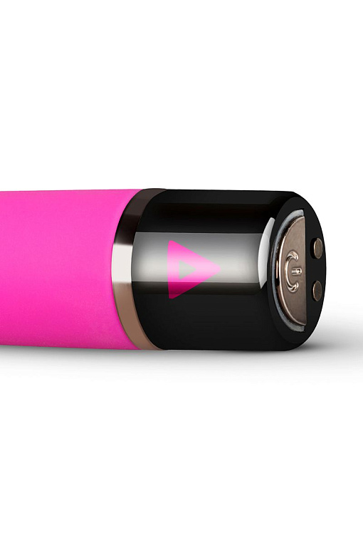 Розовый силиконовый мини-вибратор Lil Swirl - 10 см. - фото 6