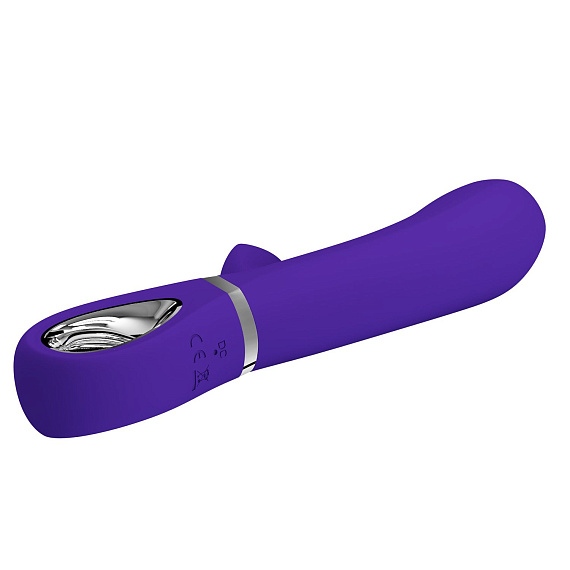 Фиолетовый вибростимулятор-кролик Thomas - 20,5 см. от Intimcat