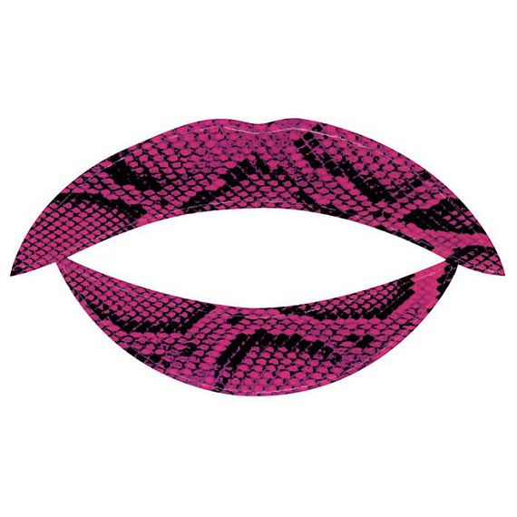 Lip Tattoo Фиолетовая змея - 