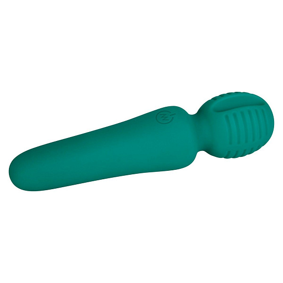 Зеленый мини-wand Eve s Petite Private Pleasure Wand - 14,8 см. - силикон