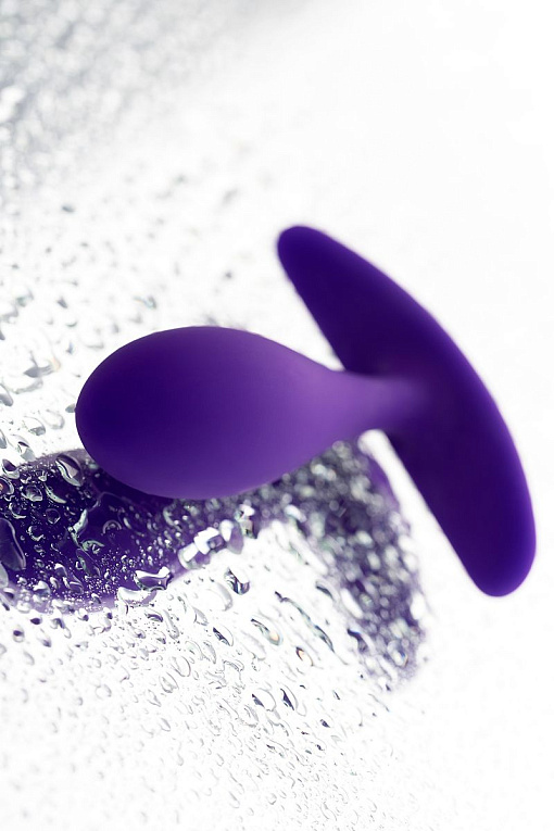 Фиолетовая удлиненная анальная втулка  - 7,2 см. - фото 9