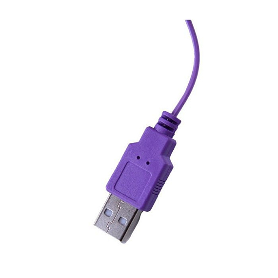 Фиолетовые гладкие виброяйца, работающие от USB - фото 5