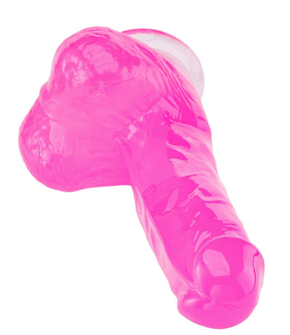 Розовый реалистичный фаллоимитатор - 18 см. от Intimcat