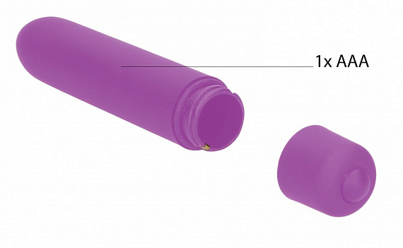 Набор фиолетовых вагинальных расширителей с вибропулей Silicone Vaginal Dilator Set - фото 5